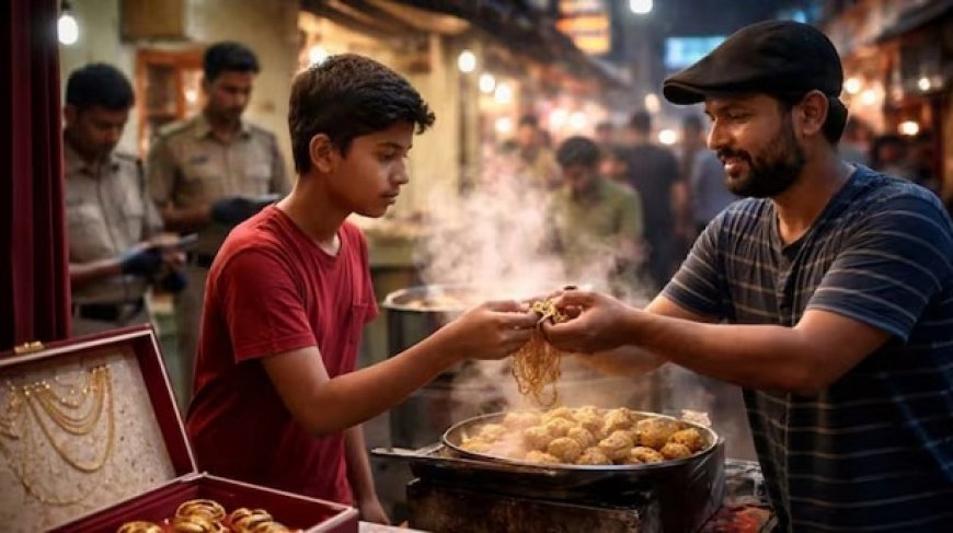 मोमोज की लत में 85 लाख के गहने उड़ा दिए! 14 साल के छात्र ने ठेले वालों को सौंपे सोने-चांदी के जेवर।