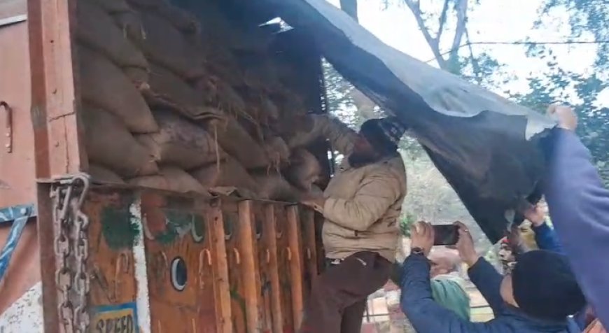 Sambhal : सम्भल में सरकारी गेहूं की कालाबाज़ारी का पर्दाफाश, चन्दौसी से असमोली जा रहा 298 कुंतल गेहूं से भरा ट्रक पकड़ा