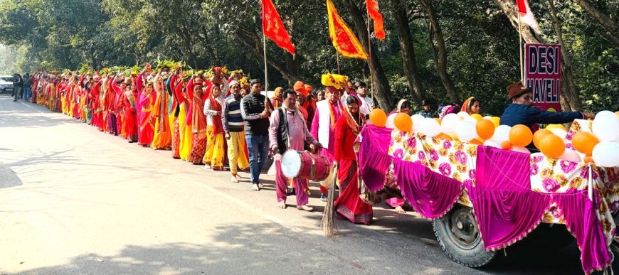 Bajpur : बरहैनी में मंगल कलश यात्रा के साथ 11 दिवसीय श्री शिवमहापुराण कथा ज्ञान यज्ञ शुरू