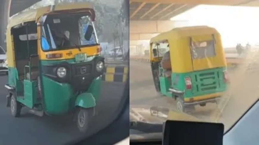 जुगाड़ की मिसाल: टिर्री को ऑटो रिक्शा में बदला, वीडियो ने मचाया धमाल।