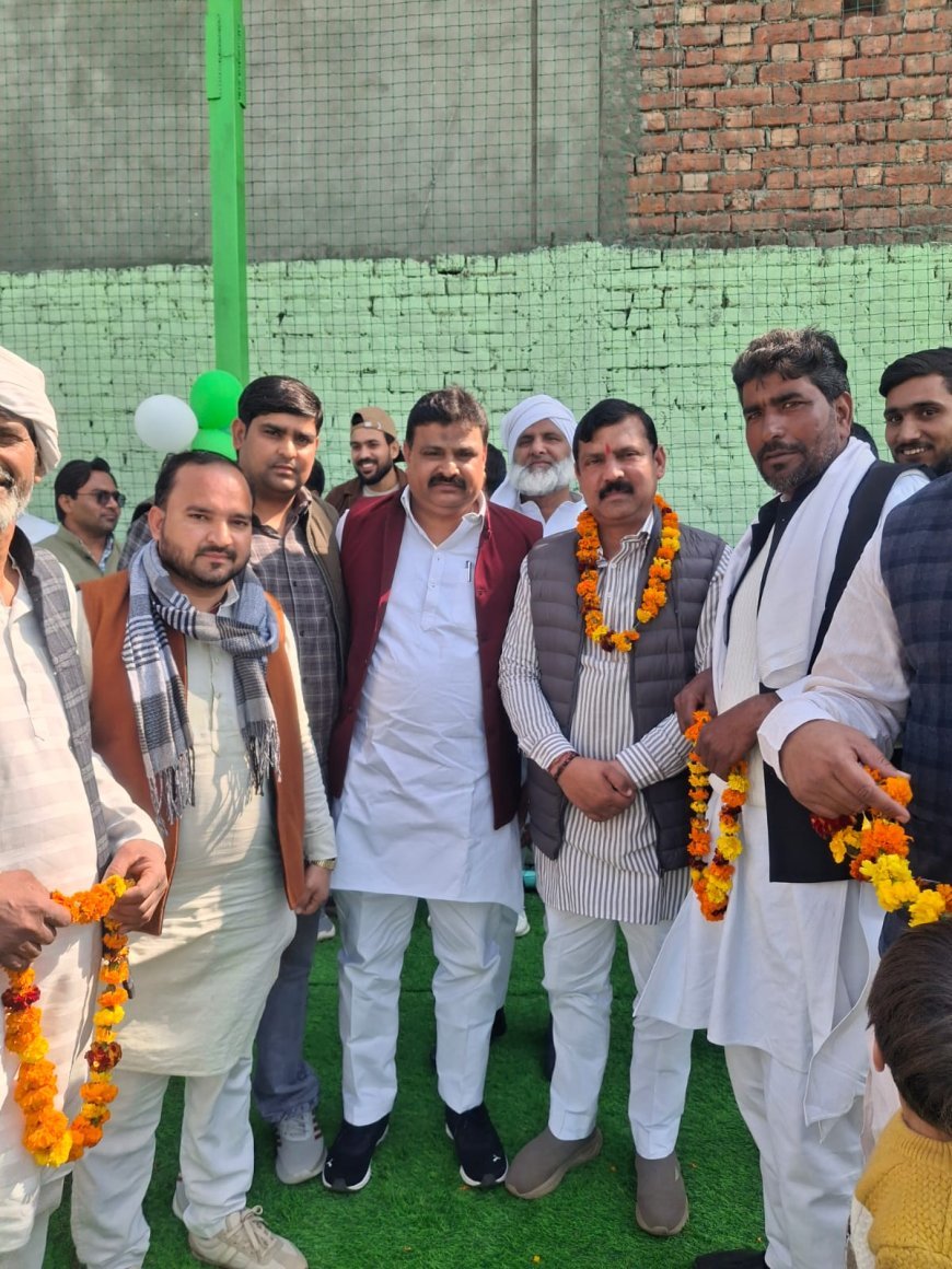 Deoband : क्रिकेट क्लब एंड एकेडमी का भव्य उद्घाटन, विपिन गर्ग और अरुण गुप्ता ने किया शुभारंभ