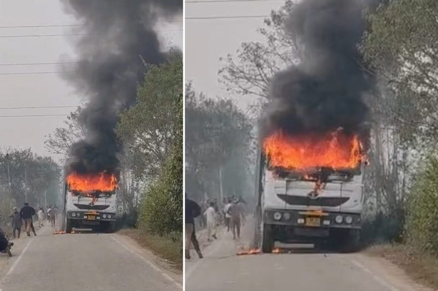 Kashipur: डंपरों की चपेट में आने से अलग-अलग हादसों में तीन की मौत, आक्रोशित लोगों ने एक डंपर में लगाई आग, प्रसाशन अलर्ट। 