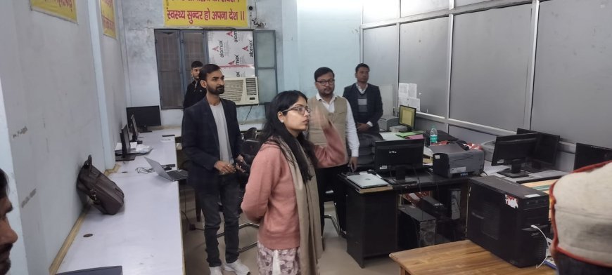 Hardoi : मुख्य विकास अधिकारी ने विभिन्न कार्यालयों का किया आकस्मिक निरीक्षण, कई कर्मचारियों पर वेतन कटौती और नोटिस