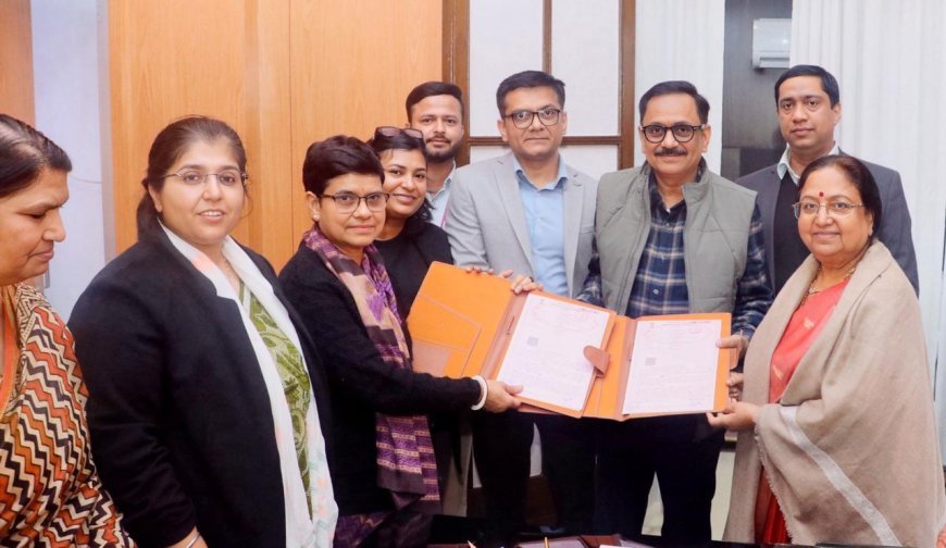 Lucknow : आईसीडीएस विभाग एवं अडानी फाउंडेशन के मध्य 'Suposhan Project' हेतु एम०ओ०यू० हस्ताक्षरित 