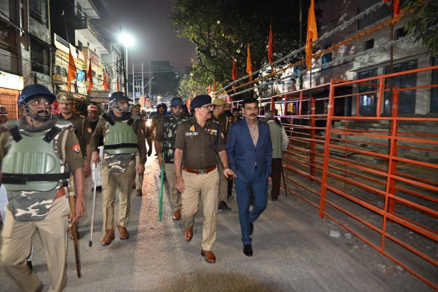 Ballia : बलिया में महाशिवरात्रि पर सुरक्षा के पुख्ता इंतजाम, प्रमुख शिव मंदिरों का निरीक्षण