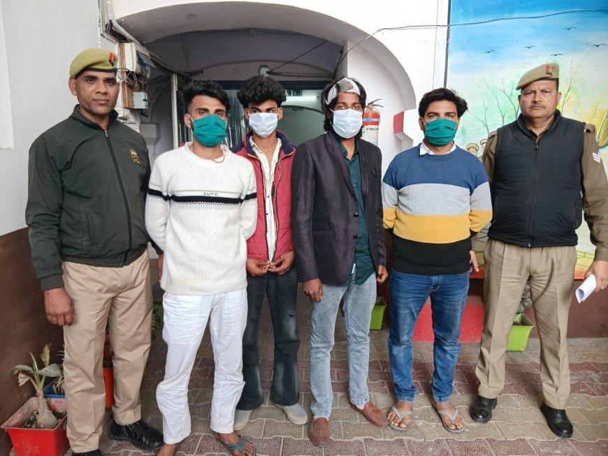 Deoband : कोतवाली पुलिस ने हत्या के प्रयास के पांच वांछित आरोपियों को किया गिरफ्तार