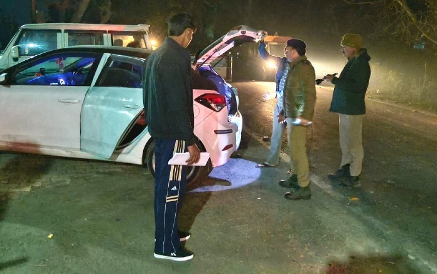 Bajpur: बरहैनी चौकी पुलिस द्वारा नैनीताल रोड पर वाहन चेकिंग अभियान चलाया। 