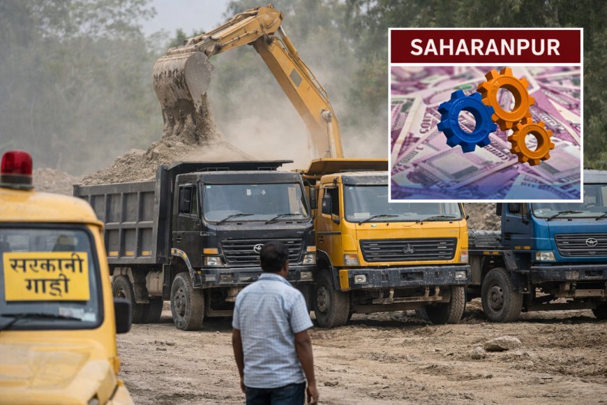 Saharanpur : सहारनपुर में फर्जी रोयल्टी और आईएसटीपी चोरी का आरोप, विभागों में मिलीभगत का दावा