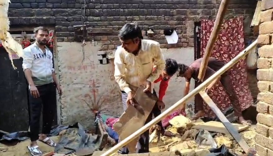 Sambhal : सम्भल में दर्दनाक हादसा- मकान की छत गिरने से आठ लोग दबे, दो की हालत नाजुक