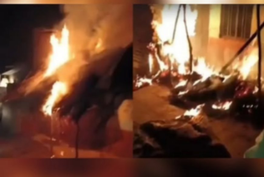 कानपुर ग्रामीण इलाके में ट्रैक्टर विवाद पर हिंसक झड़प, परिवार की झोपड़ी जलाई गई, लाठी-डंडे और कुल्हाड़ी चली पांच लोग गंभीर घायल, पुलिस ने स्थिति संभाली और जांच शुरू