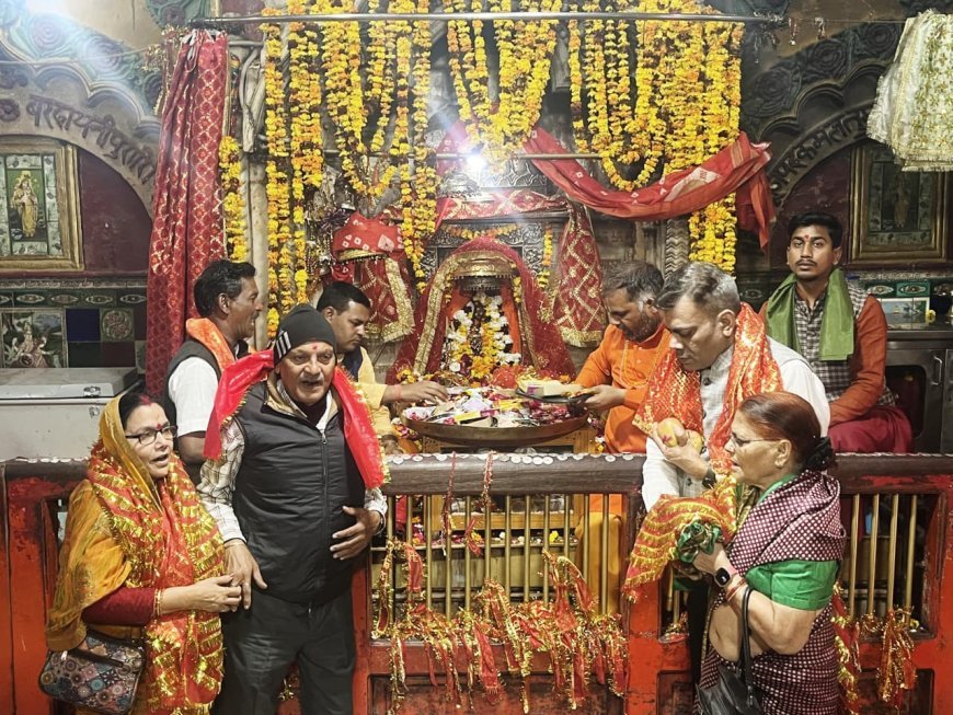 Sitapur : अपर पुलिस महानिदेशक प्रवीण कुमार नैमिषारण्य धाम पहुंचे