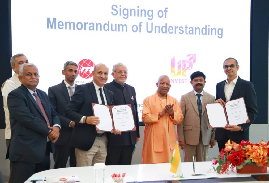 सीएम योगी का सिंगापुर दौरा- सिंगापुर में कौशल सहयोग को नई उड़ान, आईटीई कॉलेज सेंट्रल में एमओयू के साक्षी बने सीएम योगी