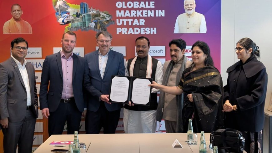 उप मुख्यमंत्री की जर्मनी के प्रतिनिधि मंडल से लॉजिस्टिक्स, डेटा सेंटर व नवाचार पर चर्चा  