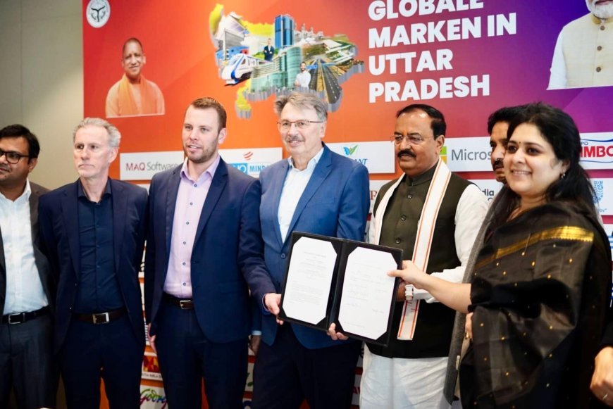 Lucknow : उप मुख्यमंत्री केशव प्रसाद मौर्य का जर्मनी दौरा- सेमीकंडक्टर और इलेक्ट्रॉनिक्स में सहयोग पर जोर, हेसेन राज्य के साथ साझेदारी मजबूत