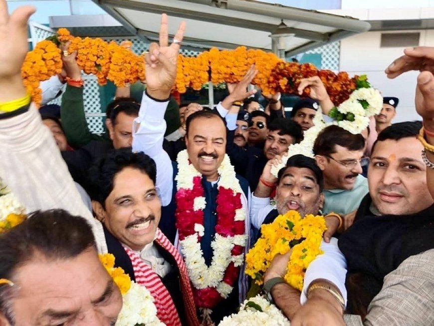 Lucknow: जर्मनी प्रवास से लौटे उप मुख्यमंत्रीःप्रदेश में निवेश बढ़ाने का संकल्प दोहराया। 