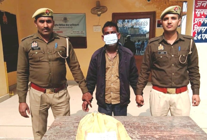 Hardoi : सांडी में अवैध पटाखा निर्माण पर कार्रवाई, एक आरोपी गिरफ्तार, 77 हाथ से बने पटाखे बरामद