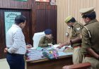 Hardoi : अपर पुलिस अधीक्षक पूर्वी ने कोतवाली शहर थाने का अर्धवार्षिक निरीक्षण किया