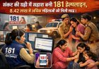 Lucknow: संकट की घड़ी में सहारा बनी 181 हेल्पलाइन, 8.42 लाख से अधिक महिलाओं को मिली मदद। 