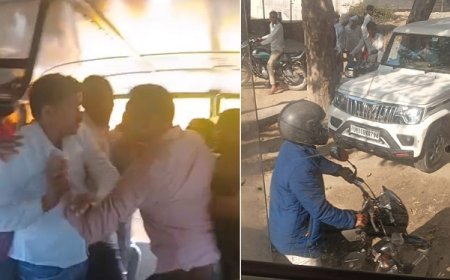 Hardoi: हरदोई में बस रोककर मारपीट और लूट: सांडी क्षेत्र में दबंगों की गुंडागर्दी से दहशत। 