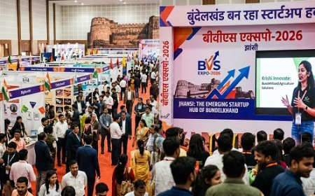 बुंदेलखंड बन रहा स्टार्टअप हब, झांसी में बीवीएस एक्सपो-2026 ने दिखाई झलक।