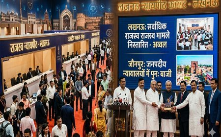 Lucknow: सबसे अधिक राजस्व मामले निस्तारित कर लखनऊ अव्वल, जनपदीय न्यायालयों में जौनपुर ने फिर मारी बाजी। 