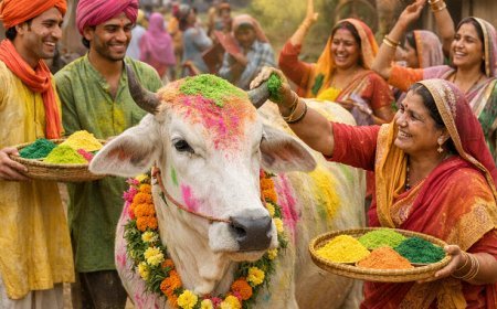 Lucknow: होली में गोमाता ने रंग भरे गोपालकों व ग्रामीण महिलाओं की जिंदगी में, जहरीले रंगों की जगह लेंगे प्राकृतिक और सुरक्षित गुलाल। 