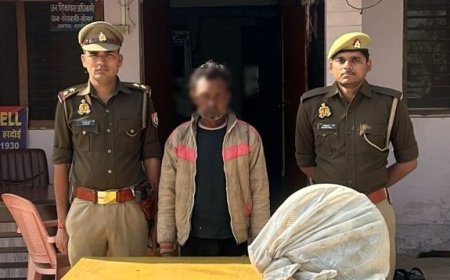 Hardoi: मंदिर से पंखा चोरी करने वाला आरोपी गिरफ्तार, चोरी का सामान बरामद। 