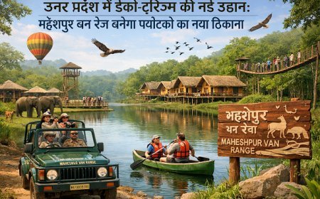 Lucknow: उत्तर प्रदेश में ईको-टूरिज्म की नई उड़ान: महेशपुर वन रेंज बनेगा पर्यटकों का नया ठिकाना।