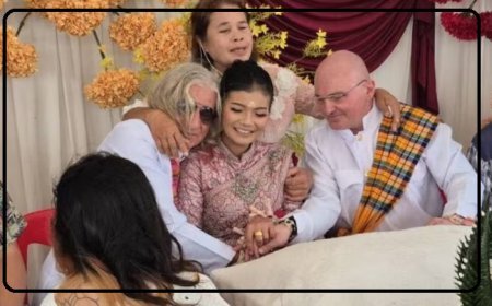 एक दुल्हन, दो दूल्हे: अनोखी शादी ने सोशल मीडिया पर मचाई हलचल।