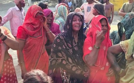 Hapur: होली के दिन खूनी खेल: हापुड़ के पुष्पावती पूठ में पुरानी रंजिश में विजय केवट की गोली मारकर हत्या।