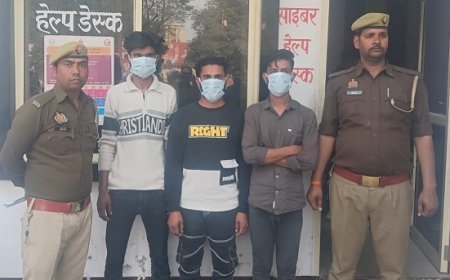 Hardoi: शाहाबाद पुलिस की बड़ी कार्रवाई, पशु क्रूरता मामले में तीन तस्कर दबोचे, पिकअप वाहन सीज। 