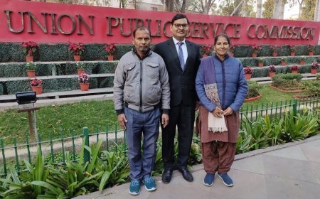 Hardoi: किसान पिता का बेटा बना IAS, हरदोई के योगेंद्र कुमार सिंह ने UPSC 2026 में मारी बाजी।