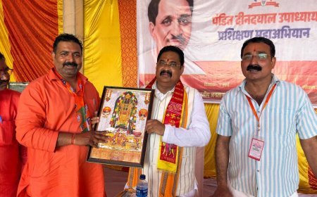 Hardoi : हरदोई में प्रशिक्षण महा अभियान के तहत तीन जगहों पर मंडल प्रशिक्षण वर्ग