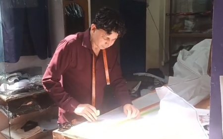 Sambhal: ईद से पहले टेलर की दुकानों पर हाउस फुल बोर्ड, मोदी कट और पठानी सूट की जबरदस्त डिमांड। 