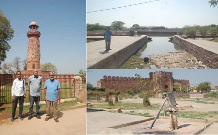 Agra: फतेहपुर सीकरी का ऐतिहासिक तेरहमोरी बांध उपेक्षा का शिकार, जल संचय के लिए पुनर्जीवित करने की उठी मांग। 