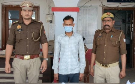 Hardoi : बिलग्राम पुलिस ने अवैध तमंचा और कारतूस के साथ आरोपी को पकड़ा