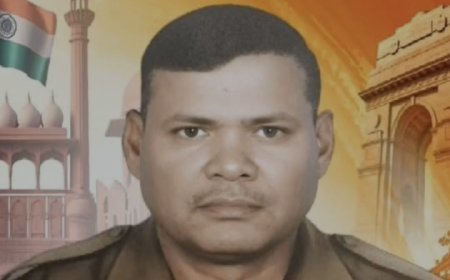 Sambhal : कुपवाड़ा में सड़क हादसे में सम्भल के बीएसएफ सब इंस्पेक्टर शहीद, मंत्री गुलाब देवी ने दी अंतिम सलामी