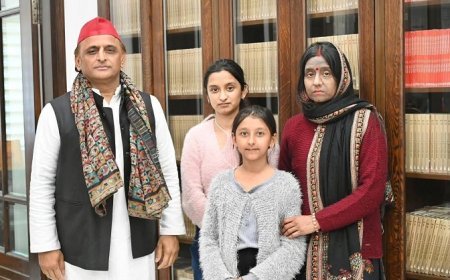 Lucknow: भाजपा सरकार पर प्रतिशोध का आरोप, सुषमा कौशिक ने अखिलेश यादव से मांगा न्याय। 