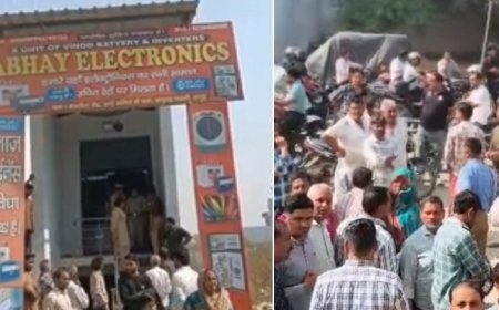 Hapur: हापुड़ में इलेक्ट्रॉनिक्स व्यापारी की निर्मम हत्या, गोदाम में खून से लथपथ मिला शव।