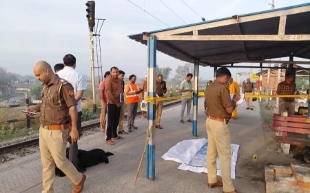 Hathras : हाथरस रोड रेलवे स्टेशन पर जला हुआ साधु का शव मिलने से सनसनी, हत्या की आशंका