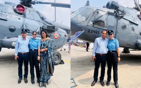 11 बार असफलता के बाद मिली सफलता, राजस्थान की बेटी ऋषिना शर्मा ने रचा इतिहास, बारां जिले की पहली महिला फ्लाइंग ऑफिसर बनीं। 