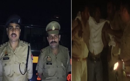 Hardoi: भाभी की हत्या कर भाग रहा देवर पुलिस मुठभेड़ में गिरफ्तार, पैर में लगी गोली।