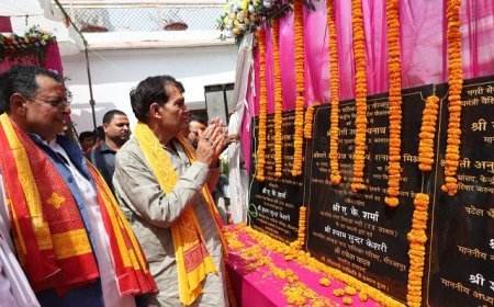 Lucknow: नगर विकास एवं ऊर्जा मंत्री ने मिर्जापुर में लगभग 2 करोड़ की विकास परियोजनाओं का किया लोकार्पण। 