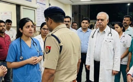 नोएडा चाइल्ड पीजीआई में इमरजेंसी प्रभारी ने जूनियर डॉक्टर को मारे थप्पड़, आदेश न मानने पर पीड़िता ने पुलिस में दर्ज कराया मुकदमा