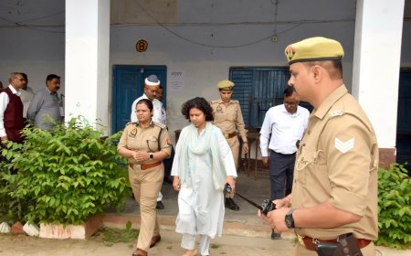 Lakhimpur- Kheri : लखीमपुर खीरी में यूपी पुलिस भर्ती परीक्षा शांतिपूर्ण ढंग से पूरी हुई