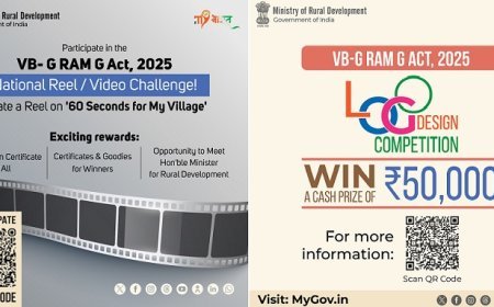 Lucknow: युवाओं की रचनात्मकता को नई उड़ान देगा 'वीबी-जीराम जी' अधिनियम, अधिनियम के LOGO डिजाइन, Quiz और Reel प्रतियोगिता का आगाज़। 