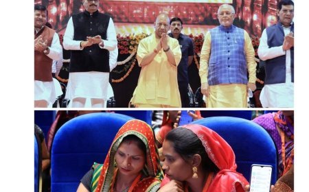 Lucknow : सीएम योगी का सहज अंदाज, प्रधानमंत्री आवास योजना शहरी 2.0 के लाभार्थियों से किया सीधा संवाद