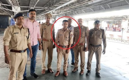Prayagraj : प्रयागराज जंक्शन पर फर्जी आरपीएफ दरोगा गिरफ्तार, तीन महीने से यात्रियों से कर रहा था वसूली