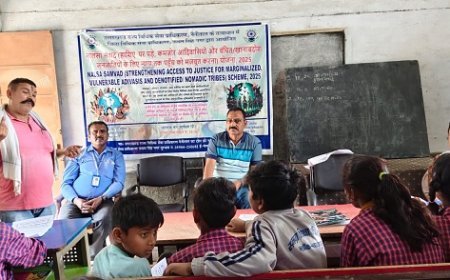 Bajpur: हाशिए पर रहने वाले समुदायों को न्याय दिलाने की पहल: जोगीपुरा में ‘नालसा संवाद योजना 2025’ की दी गई जानकारी। 