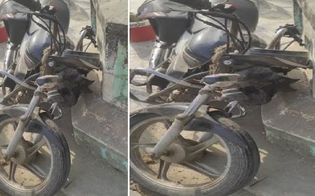 बांदा में बेकाबू थार का तांडव: डीएम के अर्दली को मारी जोरदार टक्कर, मौत से जंग लड़ रहा सरकारी कर्मचारी।